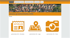 Desktop Screenshot of gramschatz.info